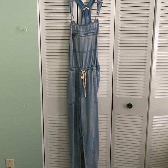 Tommy Tencel Pocketed Drawstring Overalls | Vici Collection - Picture 7 of 7